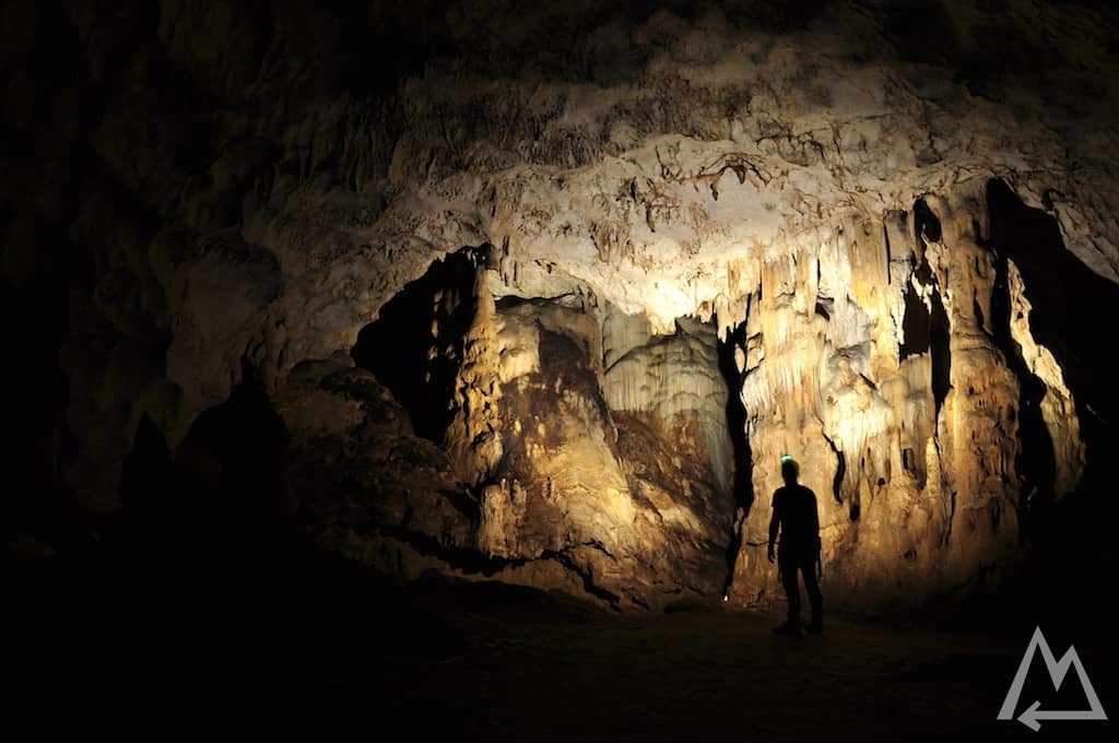 public accessible cave in Albania