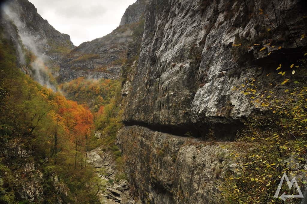 75% tunnel in Mrtvica Canyon in Montenegro