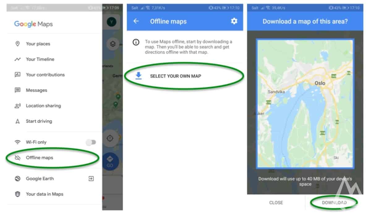 How To Download Google Offline Maps 