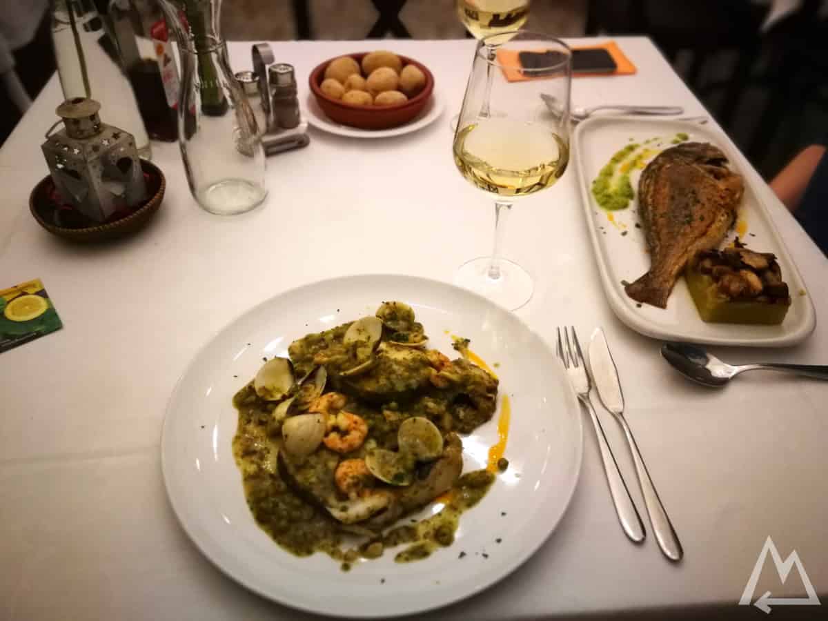 Local fish and mussels in Los Llanos, La Palma, Canary Islands, Spain