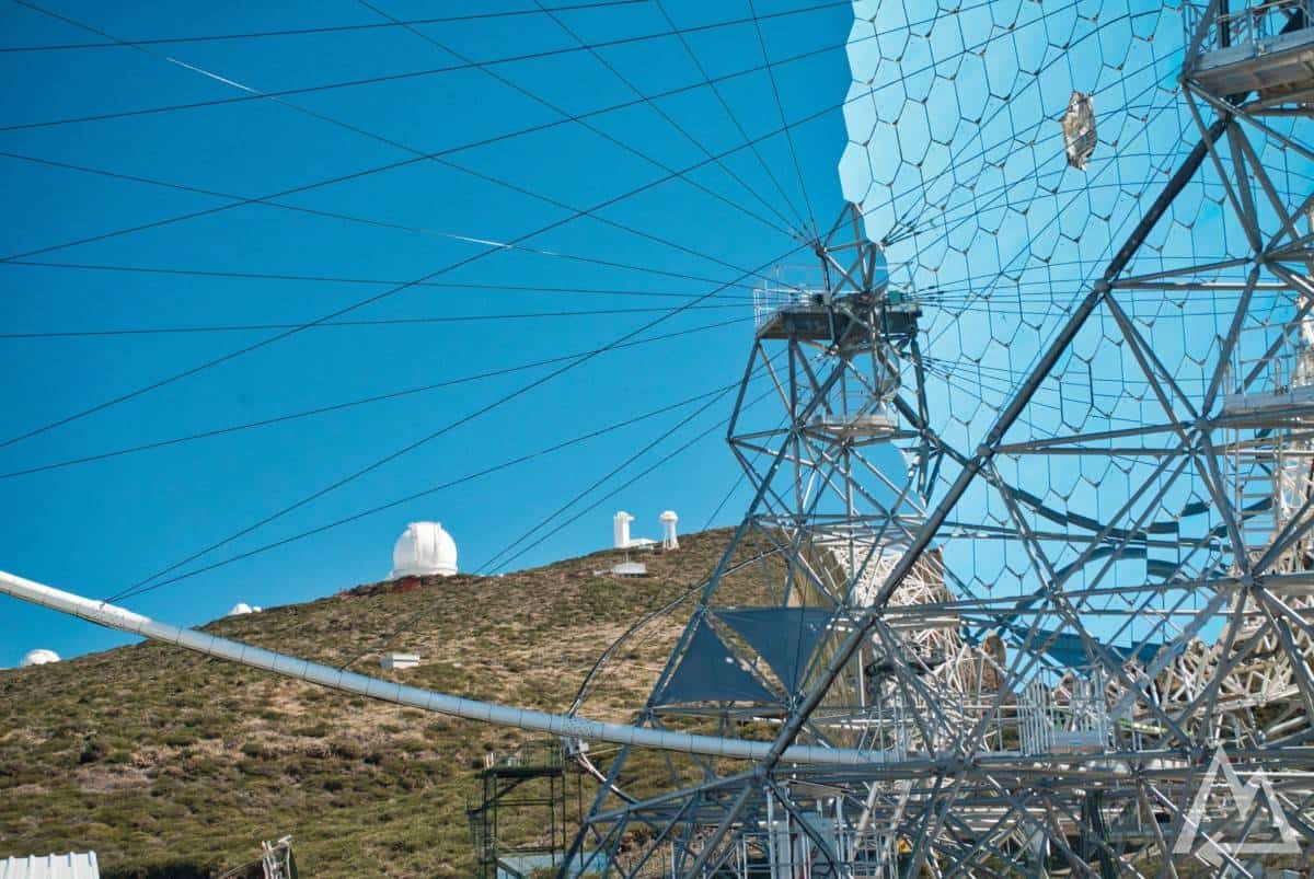 MAGIC Telescopes (Major Atmospheric Gamma-Ray Imaging Cherenkov), La Palma, Canary Islands, Spain